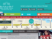 Tablet Screenshot of abudhabi-mall.com